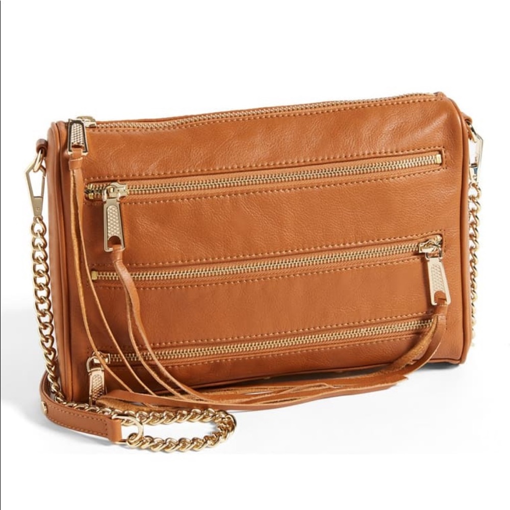 REBECCA MINKOFF 5 ZIPPER BAG